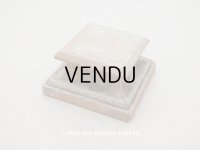 ＊蚤の市＊アンティーク ベルベットの台座 カーキブラウン