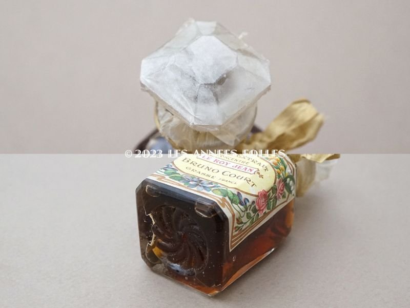 画像6: 1900年頃 アンティーク 未開封 パフュームボトル 鈴蘭&薔薇&菫&ミモザ TRIPLE EXTRAIT LE ROI JEAN - BRUNO COURT GRASSE -