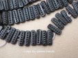 画像1: アンティーク フレンチジェットのビーズ 5×14mm  (1)
