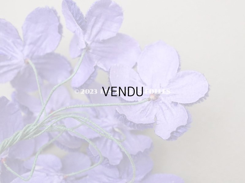画像5: ＊蚤の市＊アンティーク ベルベットの菫の布花　