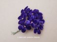 画像1: ＊蚤の市＊アンティーク ベルベットの菫の布花　 (1)