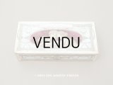 アンティーク ソープボックス パウダーピンク GENTIL SECRET AVON SURFIN - VIBERT FRERES PARIS -