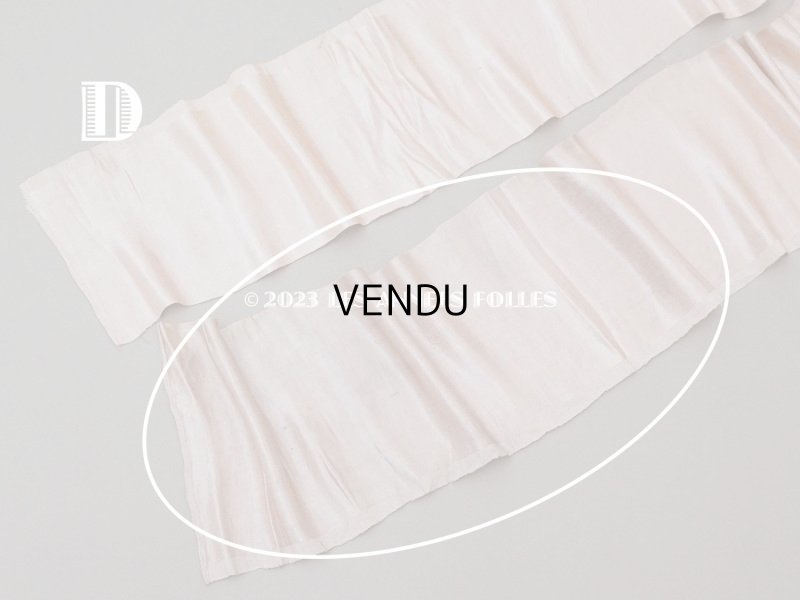 画像10: 18世紀 アンティーク シルクサテンのファブリック 5点セット パウダーピンク＆パールブルー