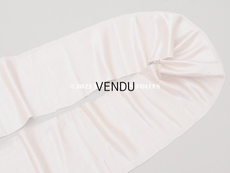 画像12: 18世紀 アンティーク シルクサテンのファブリック 5点セット パウダーピンク＆パールブルー