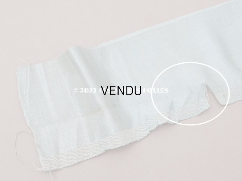 画像19: 18世紀 アンティーク シルクサテンのファブリック 5点セット パウダーピンク＆パールブルー