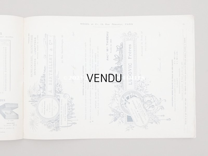 画像16: 【クリスマスセール2023対象外】1906年 アンティーク ジュエラー用 什器のカタログ - SIEGEL & Cie -
