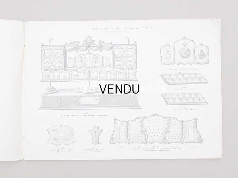 画像5: 【クリスマスセール2023対象外】1906年 アンティーク ジュエラー用 什器のカタログ - SIEGEL & Cie -