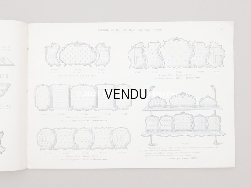 画像8: 【クリスマスセール2023対象外】1906年 アンティーク ジュエラー用 什器のカタログ - SIEGEL & Cie -
