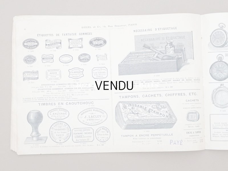 画像17: 【クリスマスセール2023対象外】1906年 アンティーク ジュエラー用 什器のカタログ - SIEGEL & Cie -