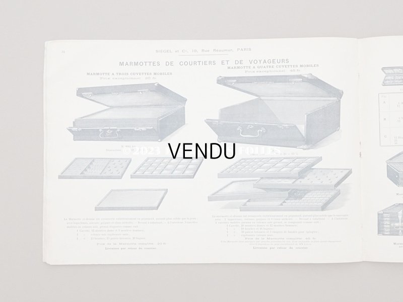 画像13: 【クリスマスセール2023対象外】1906年 アンティーク ジュエラー用 什器のカタログ - SIEGEL & Cie -