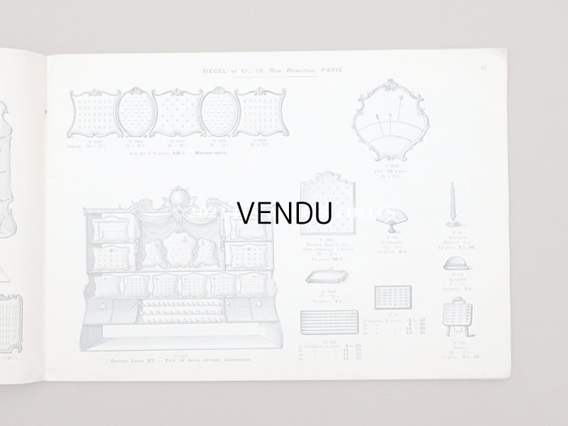 画像9: 【クリスマスセール2023対象外】1906年 アンティーク ジュエラー用 什器のカタログ - SIEGEL & Cie -