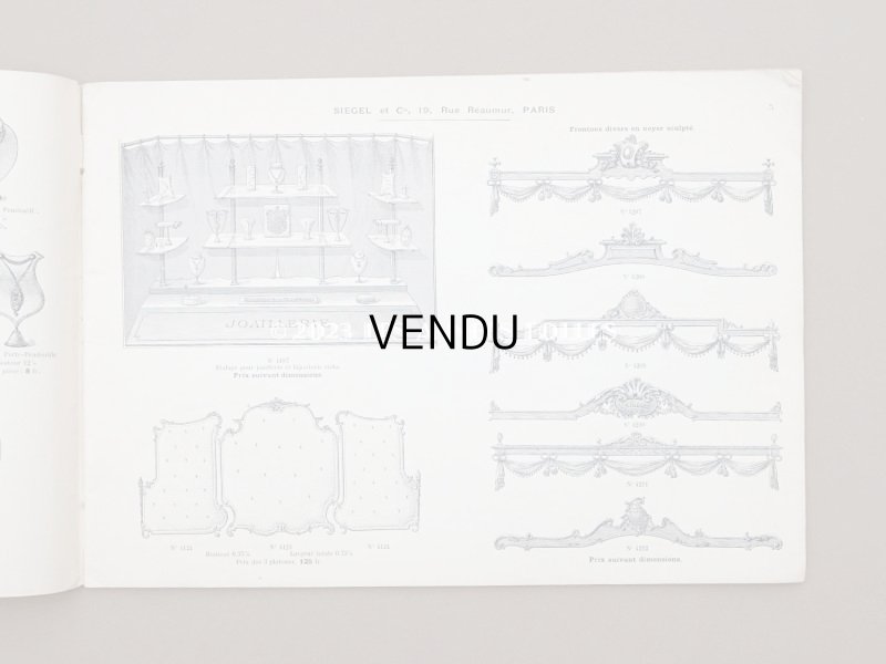 画像6: 【クリスマスセール2023対象外】1906年 アンティーク ジュエラー用 什器のカタログ - SIEGEL & Cie -