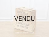 【クリスマスセール2023対象外】アンティーク ショコラムニエの木箱 - CHOCOLAT MENIER -
