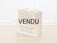 【クリスマスセール2023対象外】アンティーク ショコラムニエの木箱 - CHOCOLAT MENIER -