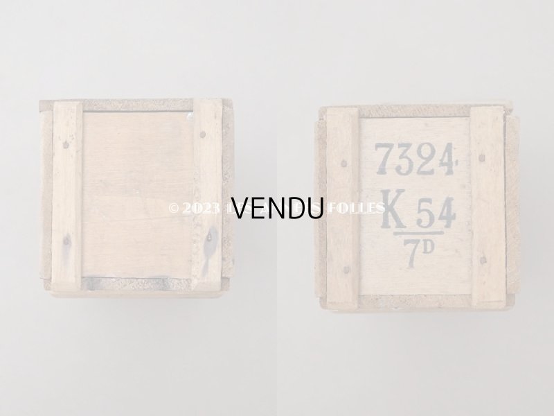 画像10: 【クリスマスセール2023対象外】アンティーク ショコラムニエの木箱 - CHOCOLAT MENIER -