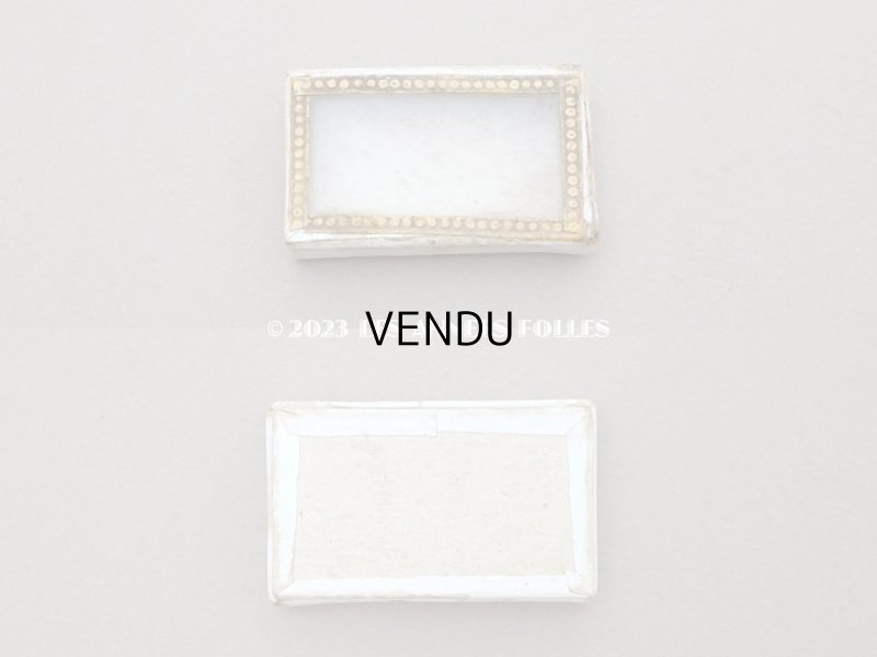 画像3: 【クリスマスセール2023対象外】1900年代頃　アンティーク ガラスの蓋の小さな紙箱 