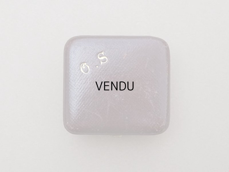 画像5: 【クリスマスセール2023対象外】アンティーク ジュエリーボックス イニシャル入り ボルドー 