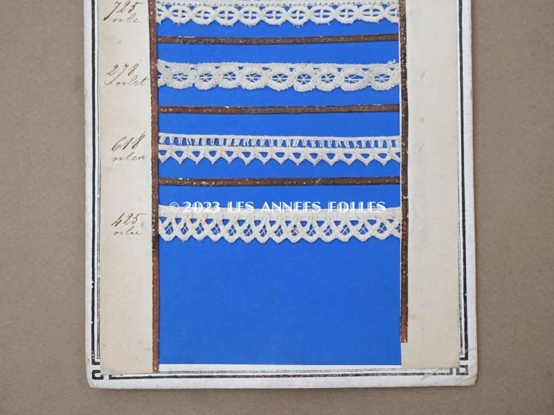 画像4: 19世紀　アンティーク 手編みのレースのサンプラー 