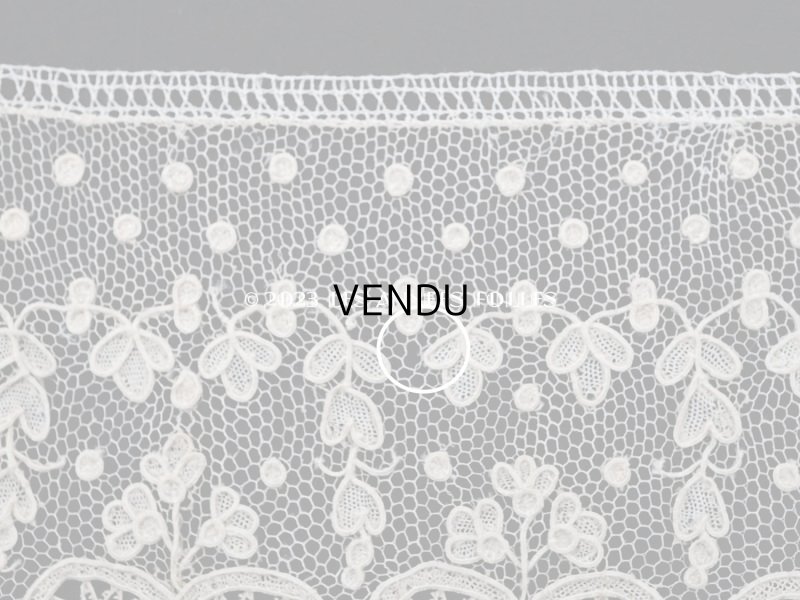 画像13: 19世紀 未使用 アンティーク ニードルレース アランソンレース 新品同様 『ポワン・ダランソン（アランソン）』 
