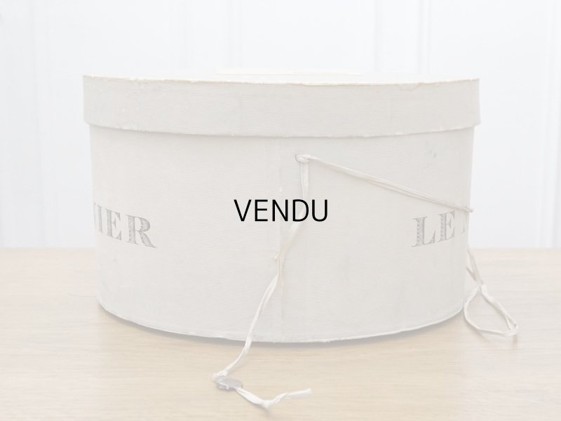 画像4: 【クリスマスセール2023対象外】アンティーク ハットボックス  LE MONNIER 