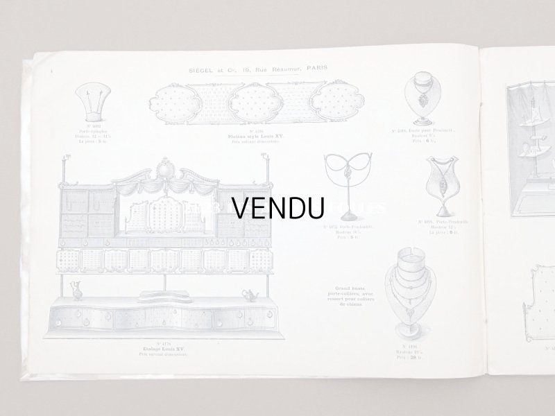 画像24: 【クリスマスセール2023対象外】1906年 アンティーク ジュエラー用 什器のカタログ - SIEGEL & Cie -