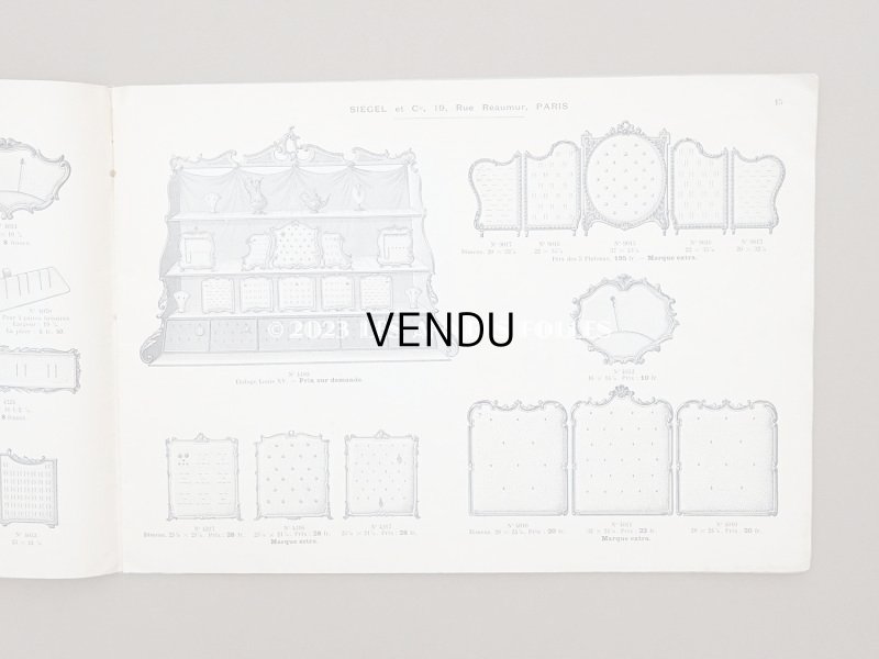 画像22: 【クリスマスセール2023対象外】1906年 アンティーク ジュエラー用 什器のカタログ - SIEGEL & Cie -