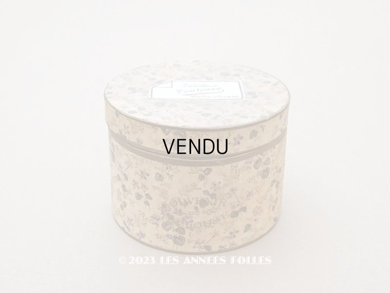 画像1: アンティーク 菫の砂糖菓子の紙箱 VIOLETTES DE TOULOUSE