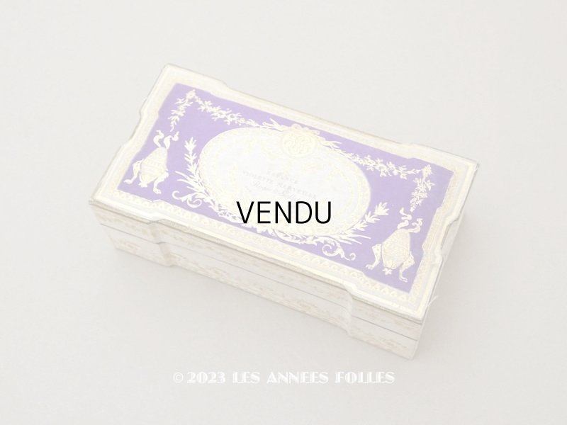 画像1: アンティーク 菫のパフュームボックス ESSENCE VIOLETTE MERVEILLES - ROGER & GALLET PARIS -