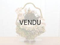 19世紀末 アンティーク グローブ・ド・マリエのクッション付きパニエ スモーキーピンクのリボン