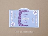 アンティーク パフュームラベル EXTRAIT DE VIOLETTE DE PARME - ROGER&GALLET -
