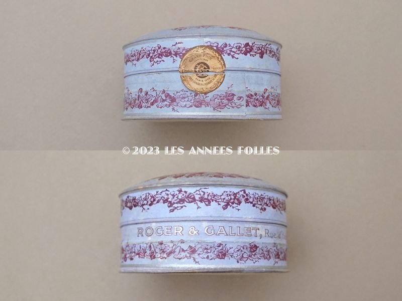 画像4: アンティーク 菫のパウダーボックス POUDRE DE RIZ A LA VIOLETTES DE PARME - ROGER&GALLET PARIS -