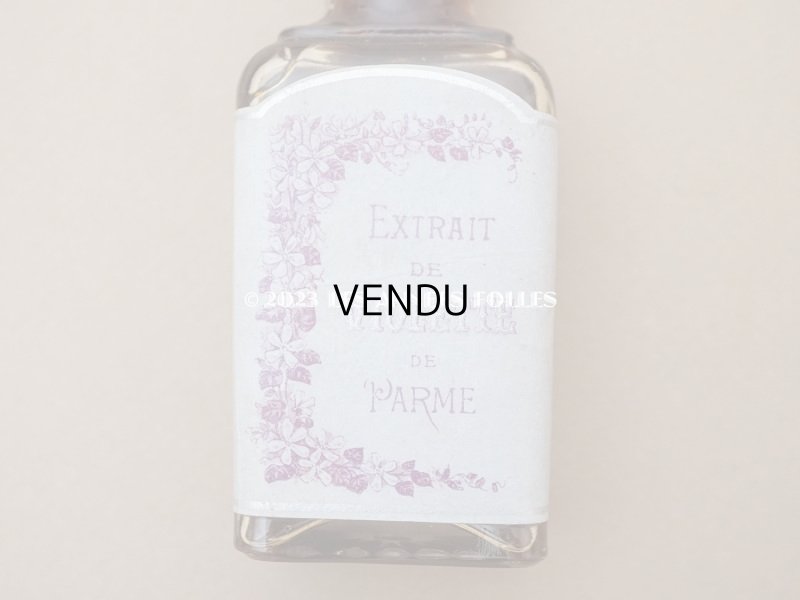 画像4: 未開封 アンティーク 香水瓶 EXTRAIT DE VIOLETTES DE PARME - ROGER&GALLET PARIS -