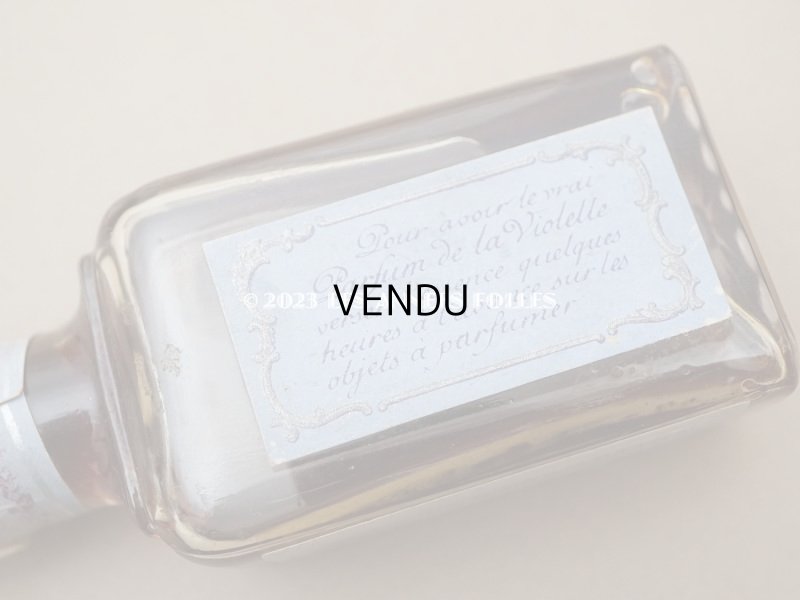 画像5: 未開封 アンティーク 香水瓶 EXTRAIT DE VIOLETTES DE PARME - ROGER&GALLET PARIS -