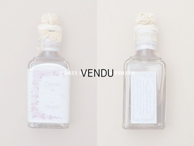 画像2: 未開封 アンティーク 香水瓶 EXTRAIT DE VIOLETTES DE PARME - ROGER&GALLET PARIS -