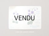 アンティーク 菫のおしろい紙のカバー PAPIER POUDRE DE RIZ AUX VIOLETTES DE MARS - AU PRINTEMPS PARIS -