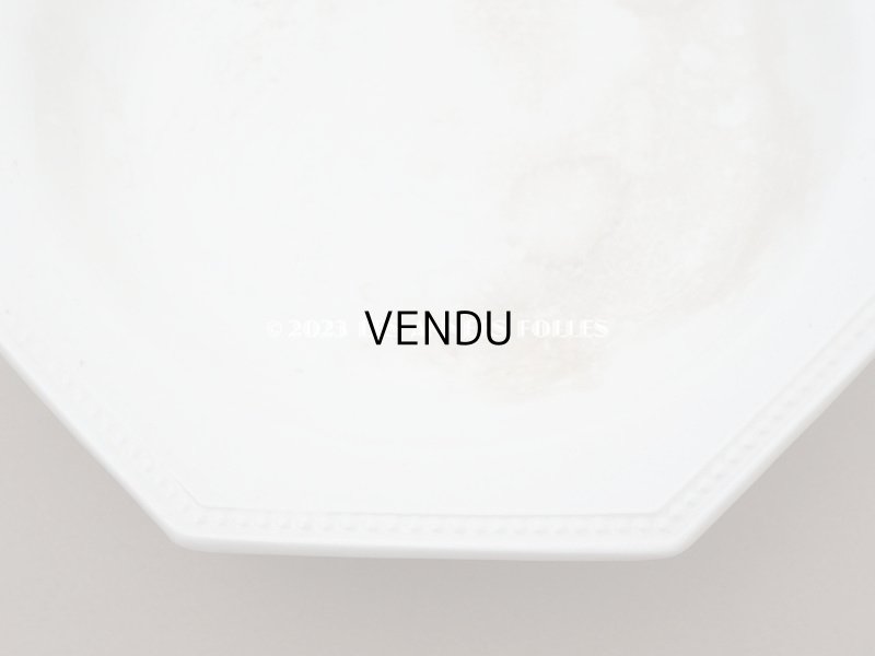 画像5: アンティーク オクトゴナル 小さなコンポティエ クレイユモントロー - CREIL ET MONTEREAU -