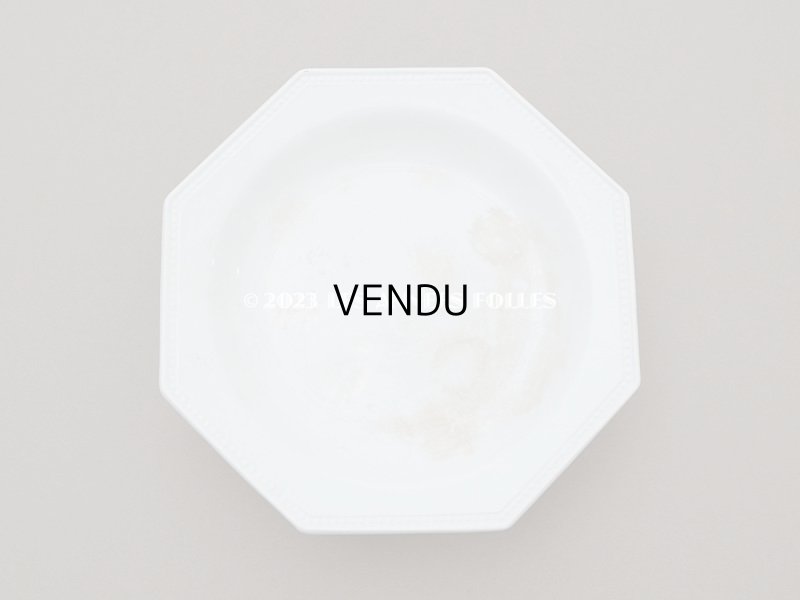 画像3: アンティーク オクトゴナル 小さなコンポティエ クレイユモントロー - CREIL ET MONTEREAU -