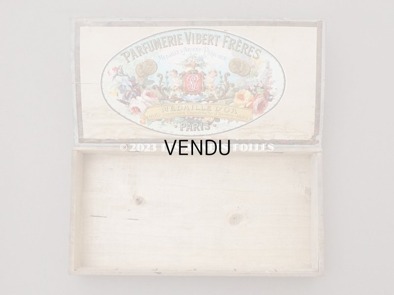画像4: 19世紀末 アンティーク 天使のパフュームボックス HUILE SAIDA  - PARFUMERIE VIBERT FRERES PARIS -