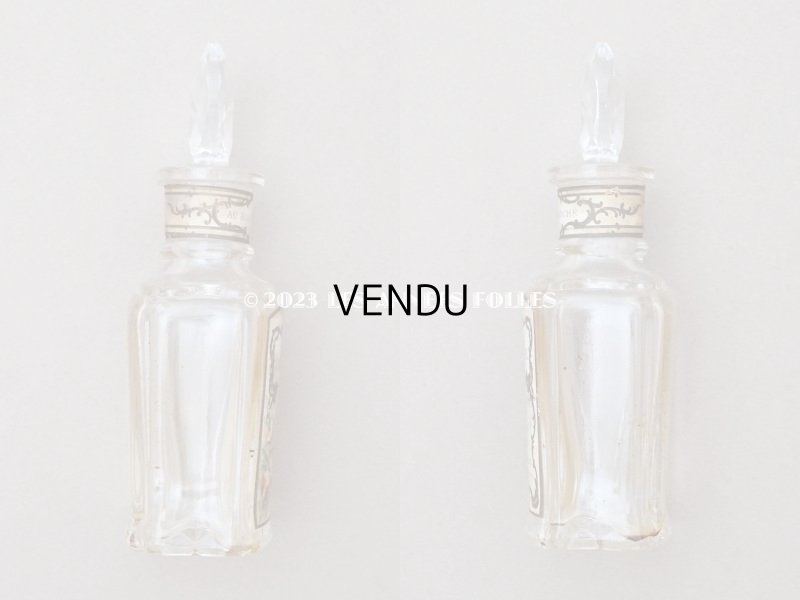 画像8: アンティーク 香水瓶　パウダーピンクのラベル　ESSENCE GIROFLEE FLEUR - AU BON MARCHE -