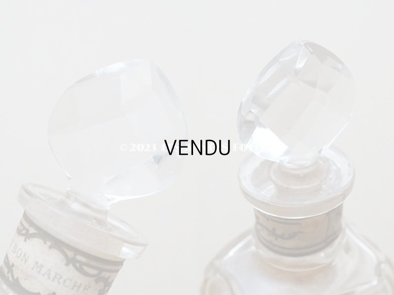 画像5: アンティーク 香水瓶　パウダーピンクのラベル　ESSENCE GIROFLEE FLEUR - AU BON MARCHE -