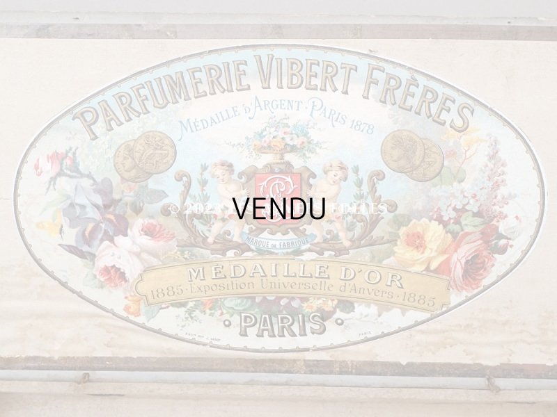 画像6: 19世紀末 アンティーク 天使のパフュームボックス HUILE SAIDA  - PARFUMERIE VIBERT FRERES PARIS -