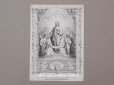 画像1: 19世紀末 アンティーク 版画 キリストと天使達 21.4×15cm (1)