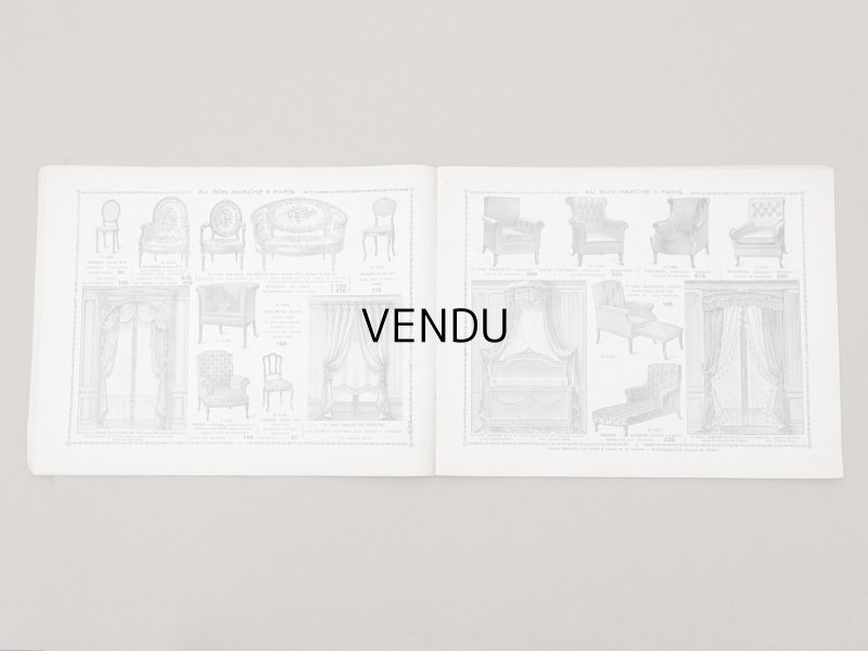 画像7: アンティーク ボンマルシェのカタログ　家具＆寝具＆カーテン AMEUBLEMENT - AU BON MARCHE -