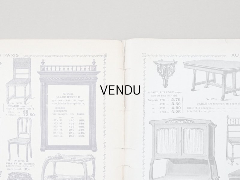 画像4: アンティーク ボンマルシェのカタログ　家具＆寝具＆カーテン AMEUBLEMENT - AU BON MARCHE -