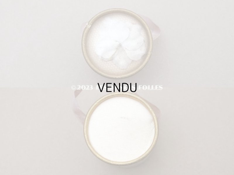 画像5: アンティーク 白菫の布花付き とても小さな菫のパフュームボックス & ボトル  ESSENCE VIOLETTES DE TOULOUSE - BERDOUES FRANCE -