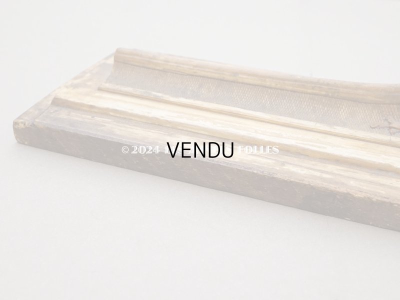 画像6: ＊蚤の市＊アンティーク 木製 ミラーフレームのサンプル ロカイユ装飾 55×13.5cm