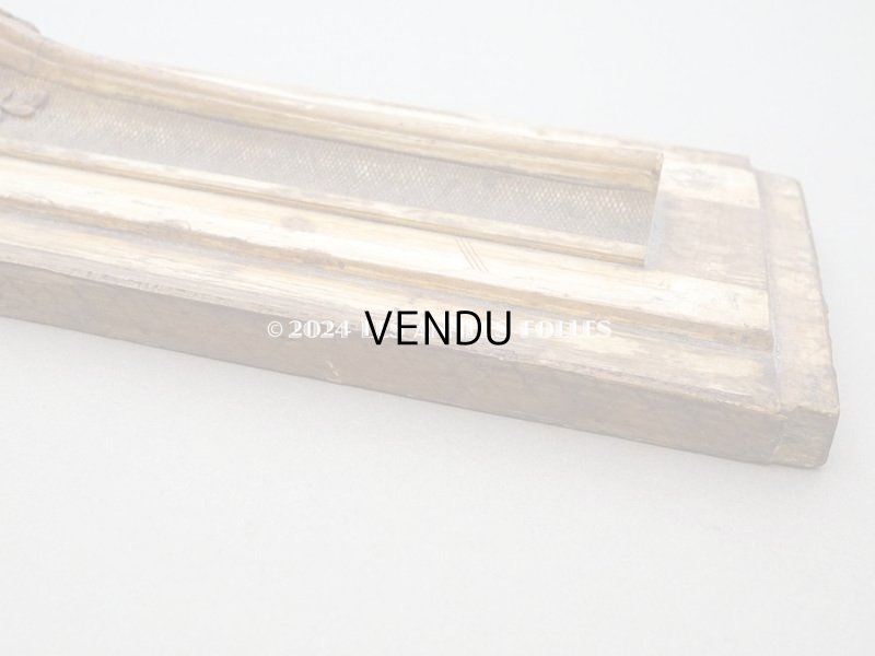 画像7: ＊蚤の市＊アンティーク 木製 ミラーフレームのサンプル ロカイユ装飾 55×13.5cm