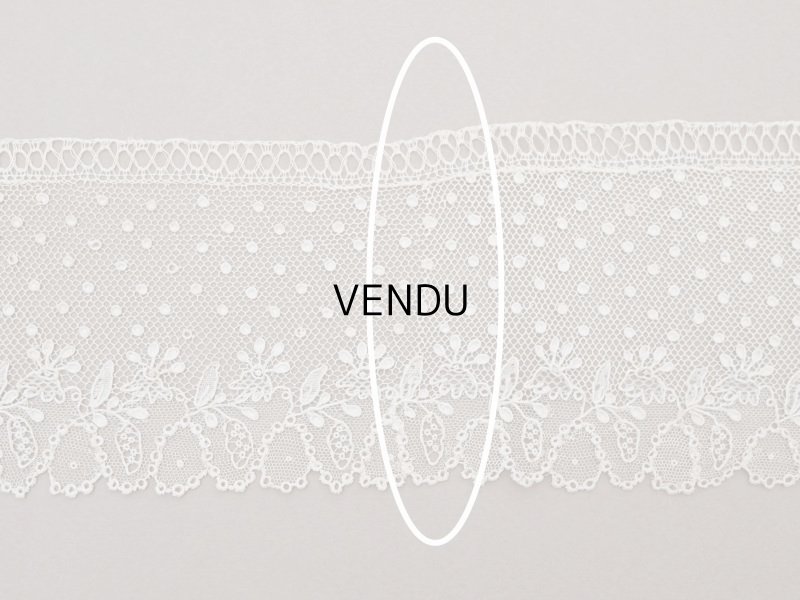 画像6: 19世紀 未使用 アンティーク ニードルレース アランソンレース 2.8m 8〜8.6cm『ポワン・ダランソン(アランソン)』