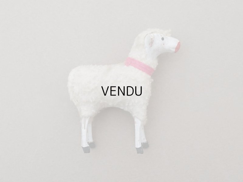 画像3: アンティーク クレッシュの羊 クリスマス