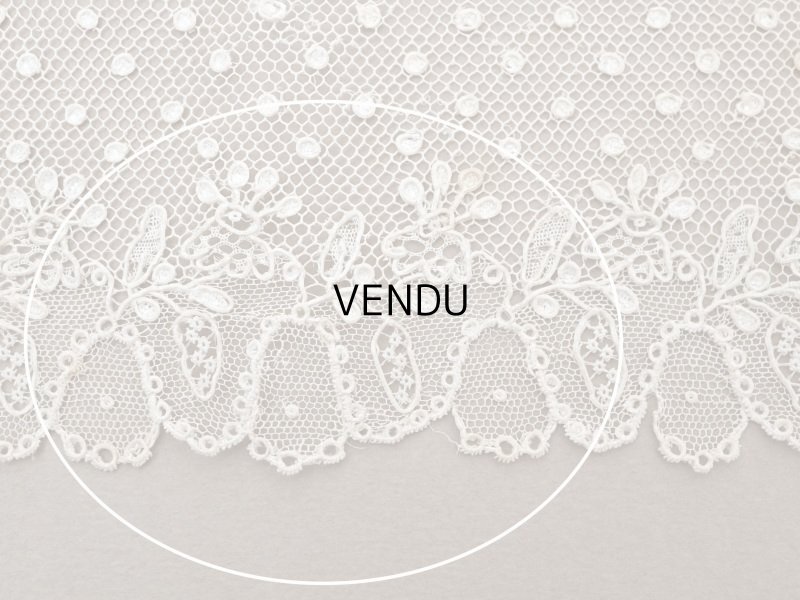 画像10: 19世紀 未使用 アンティーク ニードルレース アランソンレース 2.8m 8〜8.6cm『ポワン・ダランソン(アランソン)』